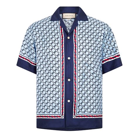 gucci lace up shirt silk women|Gucci silk shirts for men.